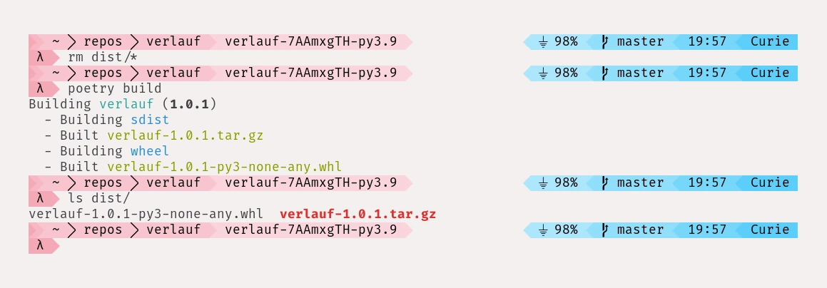example of poetry build
